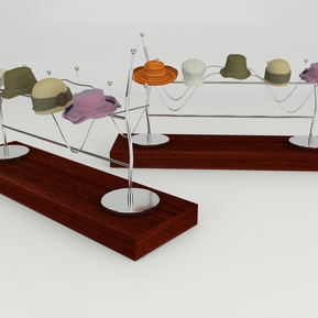 现代 货架 帽架