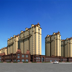 欧式 住宅区 住宅沿街