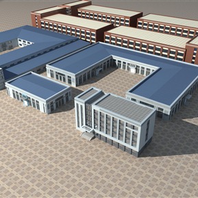 现代 办公楼 办公楼学校宿舍