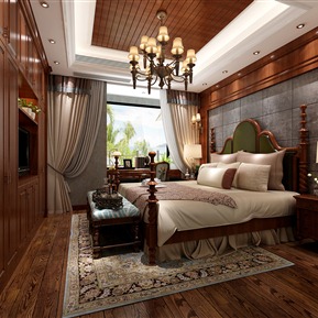 美式 卧室