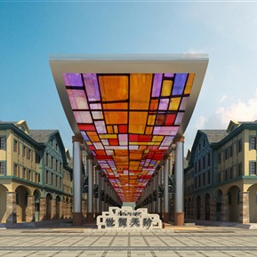 欧式 商业街 世贸天阶商业天街