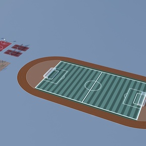 现代 足球场 球场