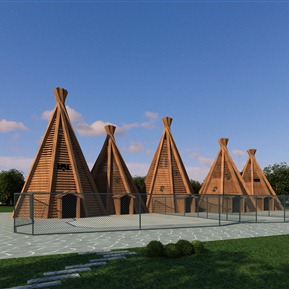 现代 动物园 动物园熊舍