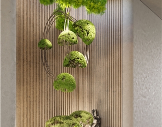 现代 景观小品 植物景观小品