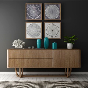 北欧 电视柜 装饰柜装饰品组合