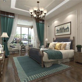 美式 卧室
