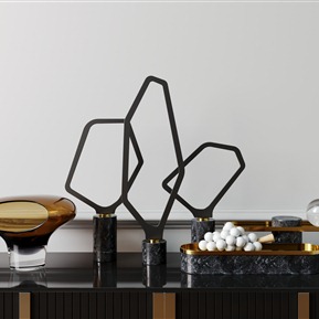 现代 摆件组合 意式装饰摆件