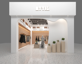 现代商场服装店