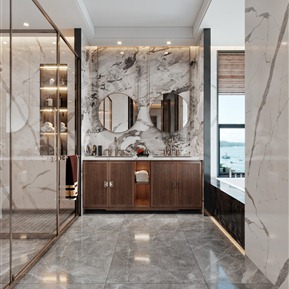 新中式 卫生间 卫生间浴室