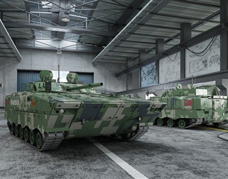现代军事装甲车
