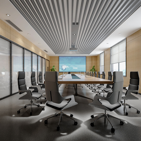 现代 会议室 会议桌椅