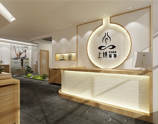 新中式瑜伽馆前台