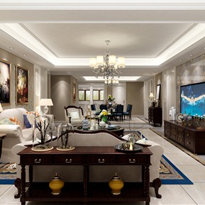 美式 客厅