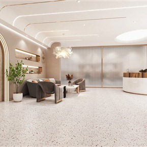 轻奢 美容院大厅