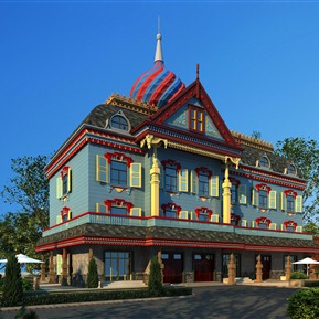 欧式 独栋别墅 别墅