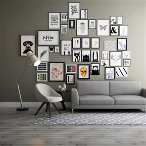 现代 双人沙发  沙发茶几组合