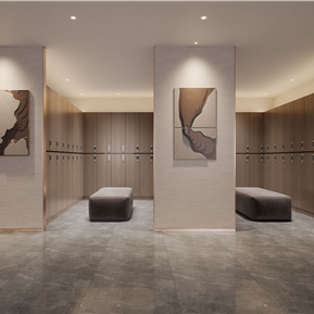 现代 更衣室 浴室换衣间