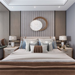 现代 卧室 主卧