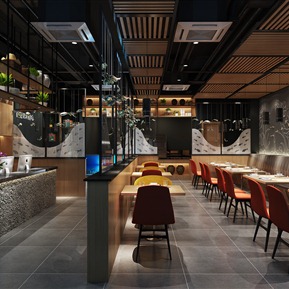 工业LOFT 餐厅 餐饮