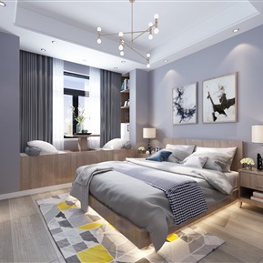 北欧 卧室 主卧