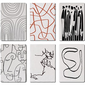 北欧 方形地毯 抽象地毯