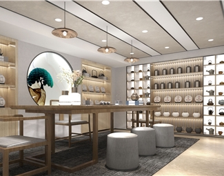 新中式 茶叶店