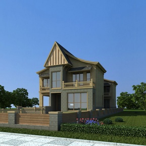 新中式 独栋别墅 别墅