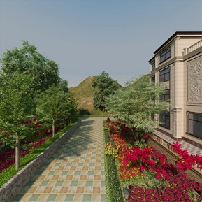 欧式 独 别墅 别墅外观方