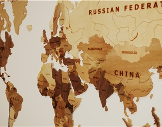 现代世界地图