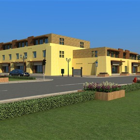 现代 会所建筑 民族宾馆会所