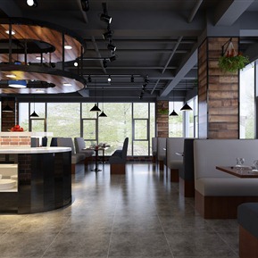 工业LOFT 餐厅 牛排餐厅