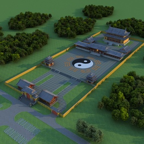 中式 寺庙 道观