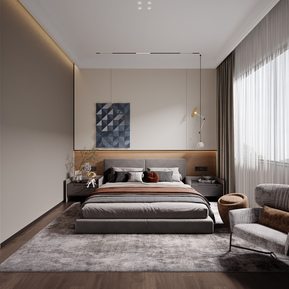 现代 卧室
