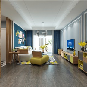 北欧 客厅 客餐厅