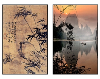 新中式装饰挂画