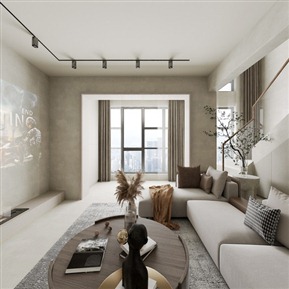 侘寂 客餐厅 客厅