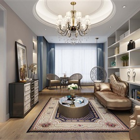 欧式 客厅 卧室