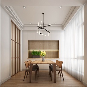 现代 餐厅 餐厅餐桌椅