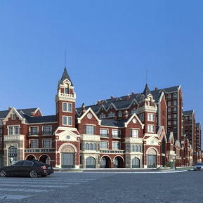 美式 商业街 商业