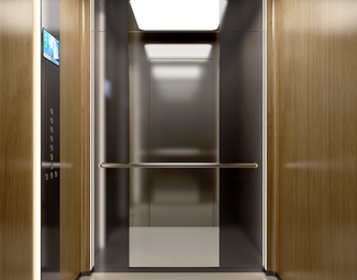 现代电梯内部