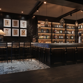 东南亚 酒吧 酒吧吧台区