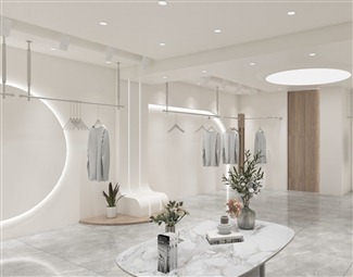 现代 服装店