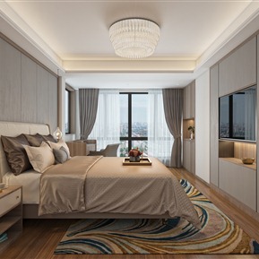 现代 卧室