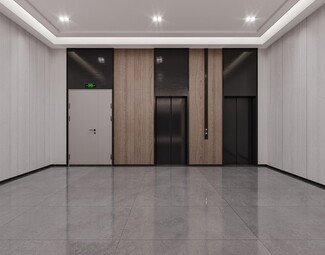 现代电梯间空间