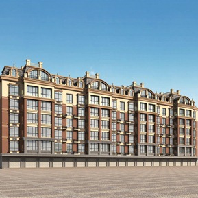 欧式 住宅区 住宅楼