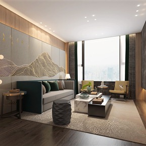 新中式 接待室 会所接待室