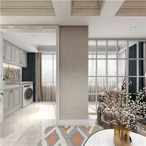 简欧 客餐厅 全景客餐厅