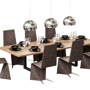 现代 餐桌椅组合