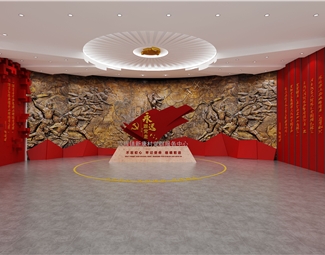 现代 展厅 党建展厅