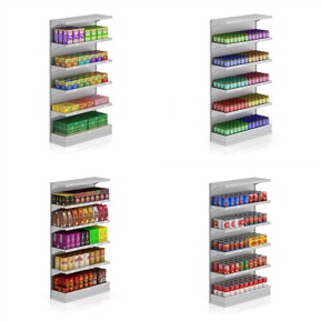 现代 货架 超市货架组合